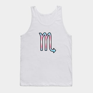 Scorpio Trans Pride Symbol Tank Top